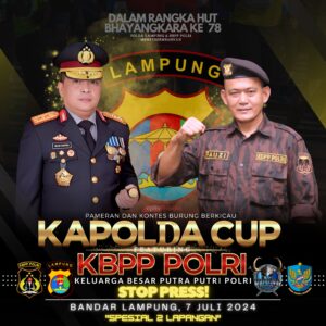 HUT Bhayangkara ke 78 tahun, Polda Lampung dan KBPP Polri Gelar Lomba Burung Kicau Kapolda Cup, Hadiah Mobil dan Motor