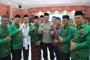 Sinergitas Ulama dan Umaro, Kapolresta Bandar Lampung Hadiri Halal Bihalal PCNU Kota Bandar Lampung