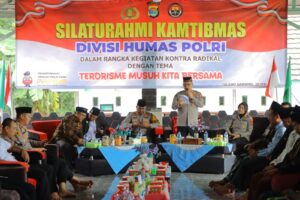 Cegah Paham Radikalisme, Div Humas Polri Silahturahmi Kamtibmas di Ponpes Nurussadah Barokatul Al Qodhri