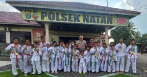 Kapolsek Natar Berikan Apresiasi Atlet Juara KAPOLRI CUP dan PANGKOSTRAD